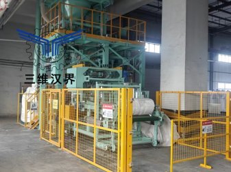 全自動噸袋包裝機助力包頭海平面高分子工業有